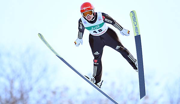 Katharina Althaus fliegt im Skispringen zweite Plätze in Serie ein.