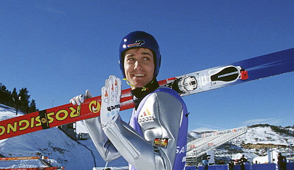 Sven Hannawald gewann 2001/2002 alle vier Springen