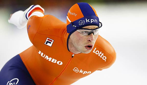 Sven Kramer ist Rekordweltmeister im Eisschnelllauf