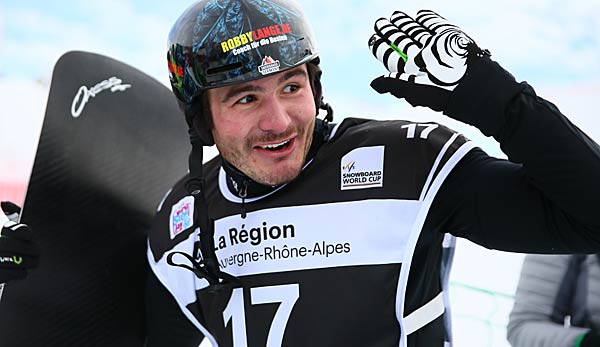 Paul Berg wurde am Feldberg Dritter im Snowboardcross.