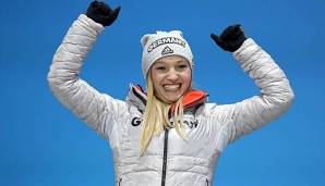 Skispringen: Olympiazweite Katharina Althaus siegt nach Abbruch in Rasnov.