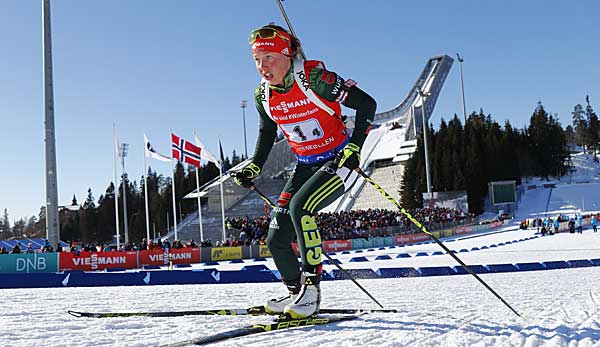 Laura Dahlmeier landete in Tjumen auf Platz sechs.