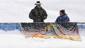 Die Qualifikation in Bischofshofen fiel dem heftigen Schneefall zum Opfer.