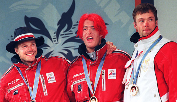 Thomas Sykora fuhr in Nagano 1998 hinter Hans-Petter Buraas und Ole Kristian Furusetz zu Bronze.