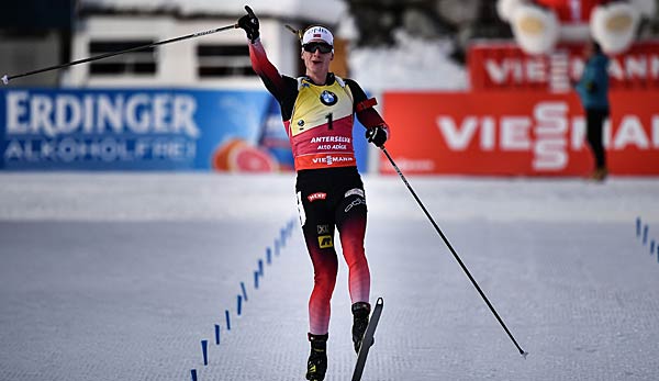 Johannes Thingnes Bö hat beim Weltcup-Finale den Rekord für die meisten Siege innerhalb eines Winters geknackt.