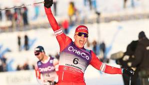 Alexander Bolshunov liegt auf dem ersten Rang bei der Herrrenwertung der Tour de Ski.