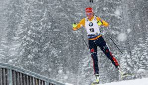 Denise Herrmann hat den ersten Sieg in diesem Winter für die deutschen Biathletinnen gefeiert.