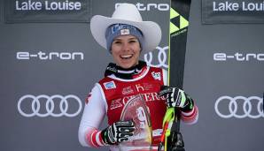 Der letzte Sieg bei der Damen-Abfahrt in Lake Louise ging an die Österreicherin Nicole Schmidhofer.