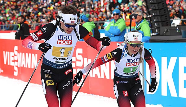 Das norwegische Team gewann die Mixed-Staffel.