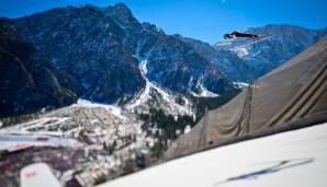 Beeindruckende Bilder liefert die Skiflug-WM.