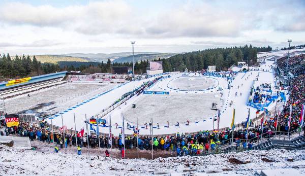Im Oberhof am Grenzadler finden in dieser Saison zwei Biathlon-Weltcups statt.