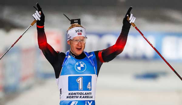 Weltcupführender Johannes Bö gewann den ersten Sprint in Oberhof.