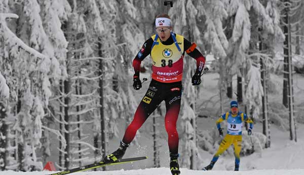 Johannes Thingnes Bö hat den Sprint in Oberhof gewonnen.
