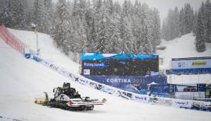 Aufgrund von Schneefall wurde das Auftaktrennen in Cortina abgesagt.