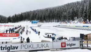 Heute startet die Biathlon WM in Pokljuka mit einer Mixed-Staffel.