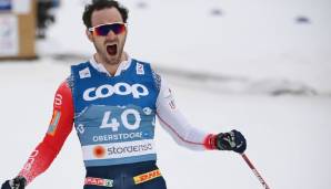 Hans Christer Holund gewann sein zweites WM-Gold beim Freistilrennen über 15 Kilometer.