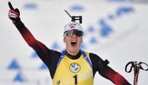 Johannes Thingnes aus Norwegen ist der Gesamtsieger der vergangenen drei Biathlon-Weltcups.