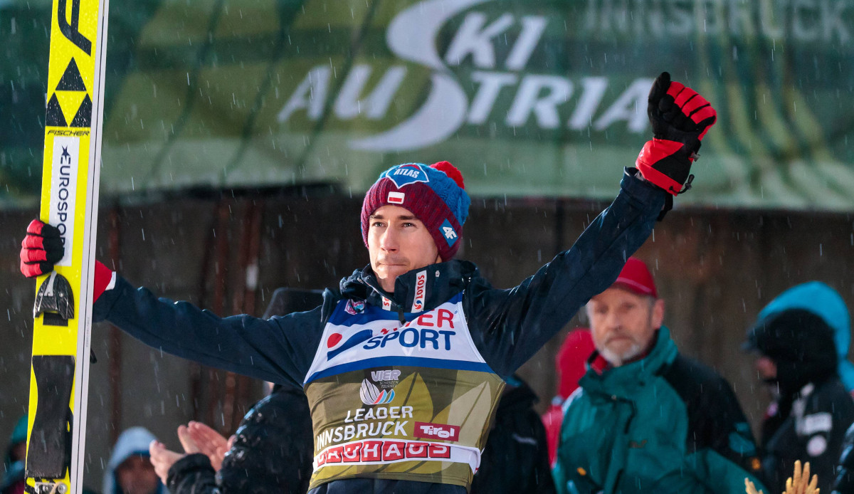 Der Pole Kamil Stoch gewann das Bergiselspringen 2021. In diesem Jahr gehört der mittlerweile 34-Jährige allerdings nicht mehr zum Favoritenkreis.