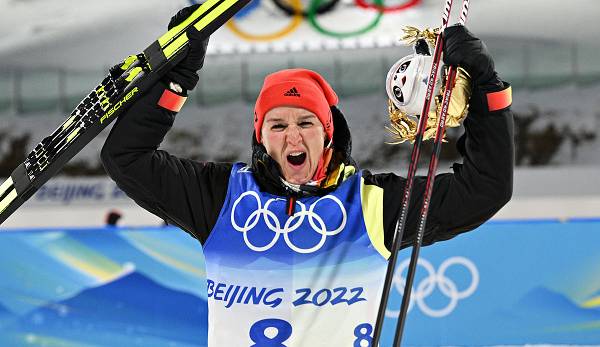 Denise Herrmann hat sich die Goldmedaille geschnappt.