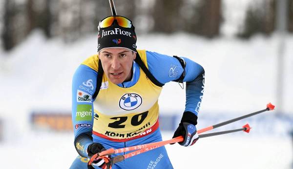 Quentin Fillon Maillet kann heute in Oslo auch den Sprint-Weltcup gewinnen.