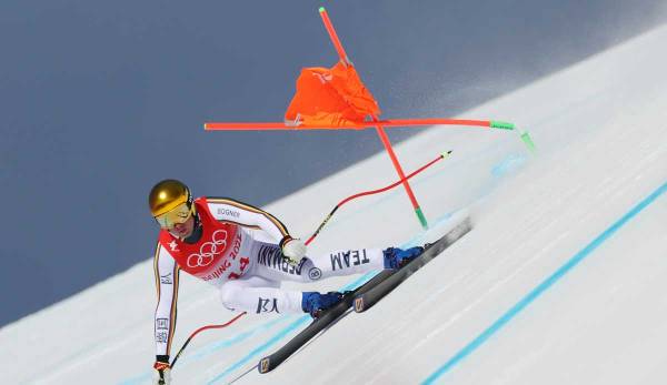 Romed Baumann verpasste bei den olympischen Spielen in Peking eine Medaille in den Speedrennen.