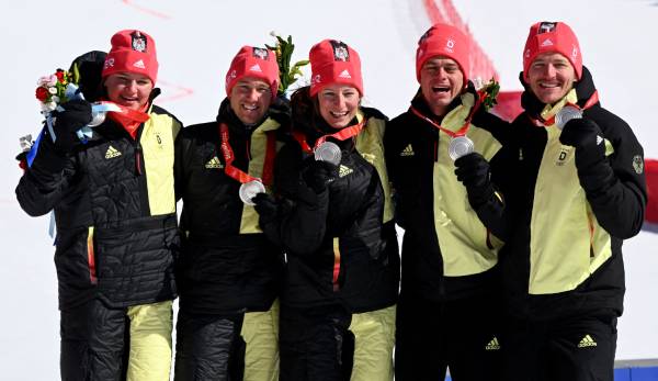 Bei den Olympischen Winterspielen 2022 gewann Deutschland Silber im Team-Wettbewerb.