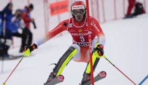 Ramon Zenhäusern gewinnt den Slalom in Charmonix.