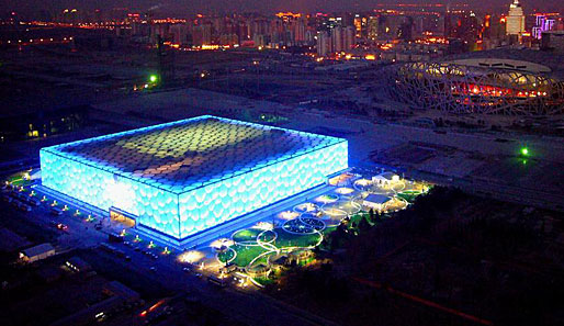 Olympia 2008, Peking, Wettkampfstaetten, Nationales Schwimm-Zentrum