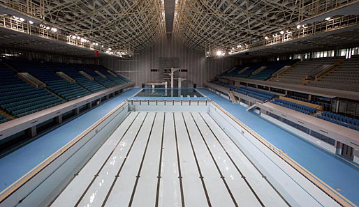 Olympia 2008, Peking, Wettkampfstaetten, Wasserball, Ying Tung Schwimmhalle