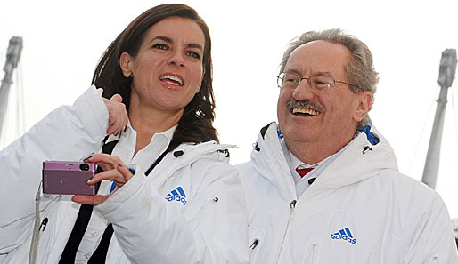 Machen sich für die Münchner Olympiabewerbung 2018 stark: Katharina Witt und Christian Ude