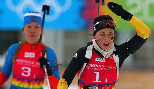 Franziska Preuß überzeugte bei den 1. Olympischen Jugendspielen