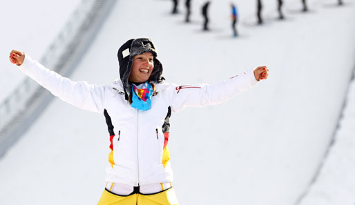 Katharina Althaus gewann Silber im Skispringen