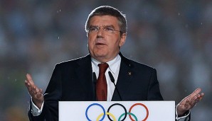 IOC-Präsident Thomas Bach traf sich Interpols Generalsekretär Ronald K. Noble