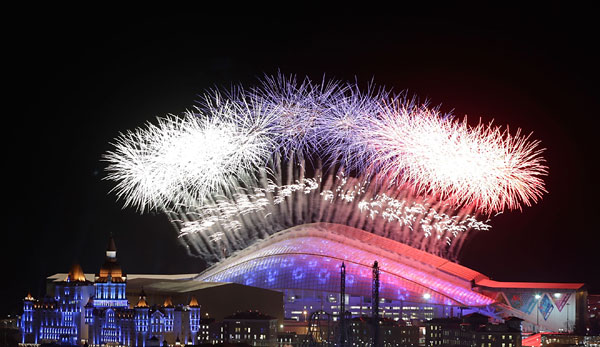 Russland richtete die Olympischen Winterspiele 2014 aus