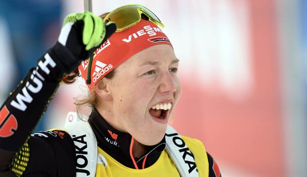 Die deutsche Biathletin Laura Dahlmeier nicht an den Olympischen Winterspielen 2018 teil