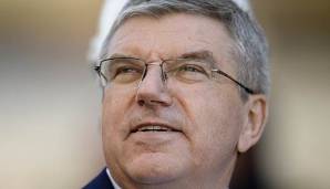 IOC Präsident Thomas Bach bei der Verkündung des Gastgebers der Jugend-Somemrspiele 2022
