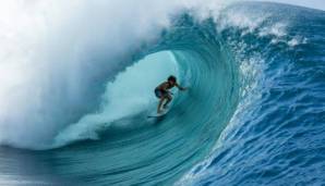 2024 wird vor Tahiti um Medaillen gesurft.