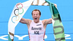 Kristian Blummenfelt hat Gold im Triathlon geholt.