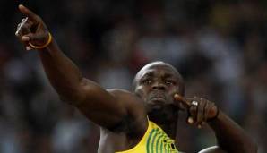 Usain Bolt ist mit drei Olympia-Gold-Medaillen im 100-Meter-Sprint alleiniger Rekordhalter.