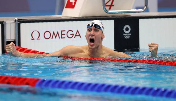 Der Amerikaner Chase Kalisz hat das erste Schwimm-Gold bei den Olympischen Spielen in Tokio gewonnen.