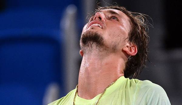 Konnte seinen Sieg über Novak Djokovic gar nicht begreifen: Alexander Zverev.