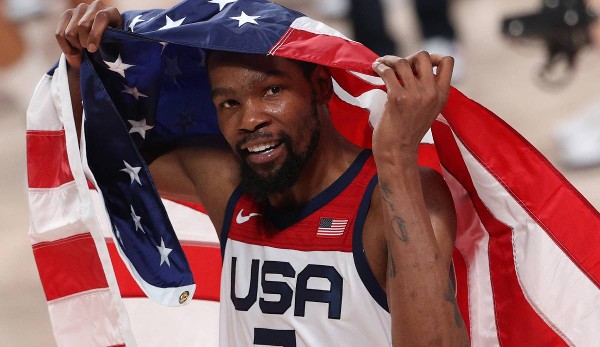 Kevin Durant führte Team USA zu Gold.