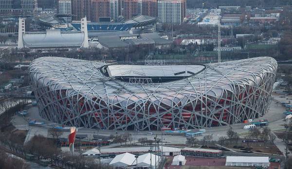 Das Nationalstadion Peking dient unter anderem bei der Eröffnung der Olympischen Winterspiele.