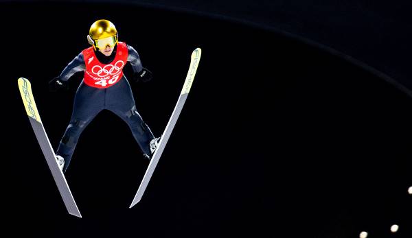 Katharina Althaus, Olympia 2022, Peking, Skispringen, Silber