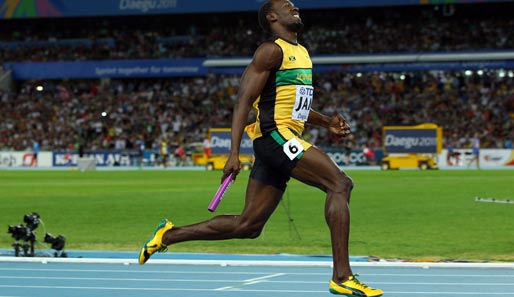 Usain Bolt gewann bei den Olympischen Spielen in Peking dreimal Gold