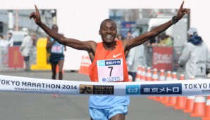 Der Kenianer war beim Tokio-Marathon das Maß aller Dinge bei den Herren