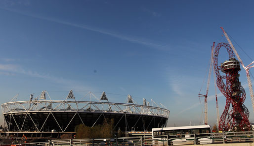 Das Stadion für Olympia 2012 ist bereits fertiggestellt