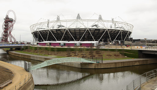 Das Olympiastadion in London bietet Platz für 80.000 Zuschauer