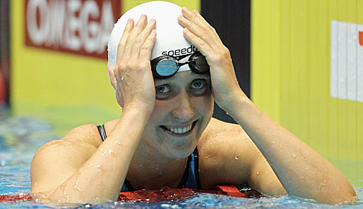 Caroline Ruhnau gewann den Deutschen Meistertitel über die nicht-olympischen 50 Meter