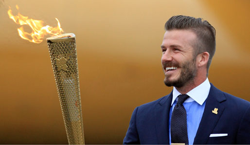 David Beckham will die Entzündung des olympischen Feuers einem Athleten überlassen